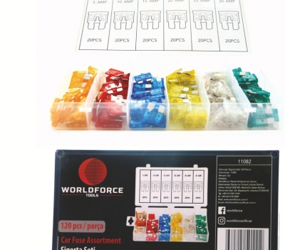 11082 WORLDFORCE SİGORTA SETİ 120 PRC.