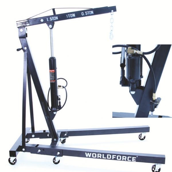 11458 WORLDFORCE HİDROLİK VİNÇ 1.5 TON HAVALI